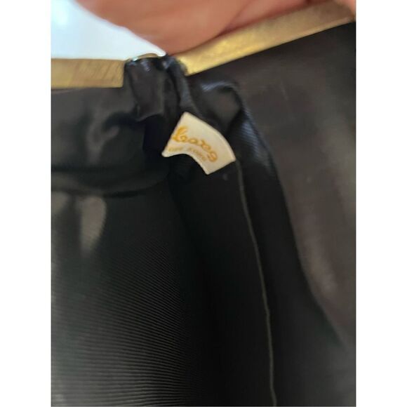 Vintage Walborg floral tapestry purse gold clasp & chain - Picture 4 of 5